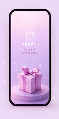 PayPig Canada app — Tributes screen showing secure payment history and balance